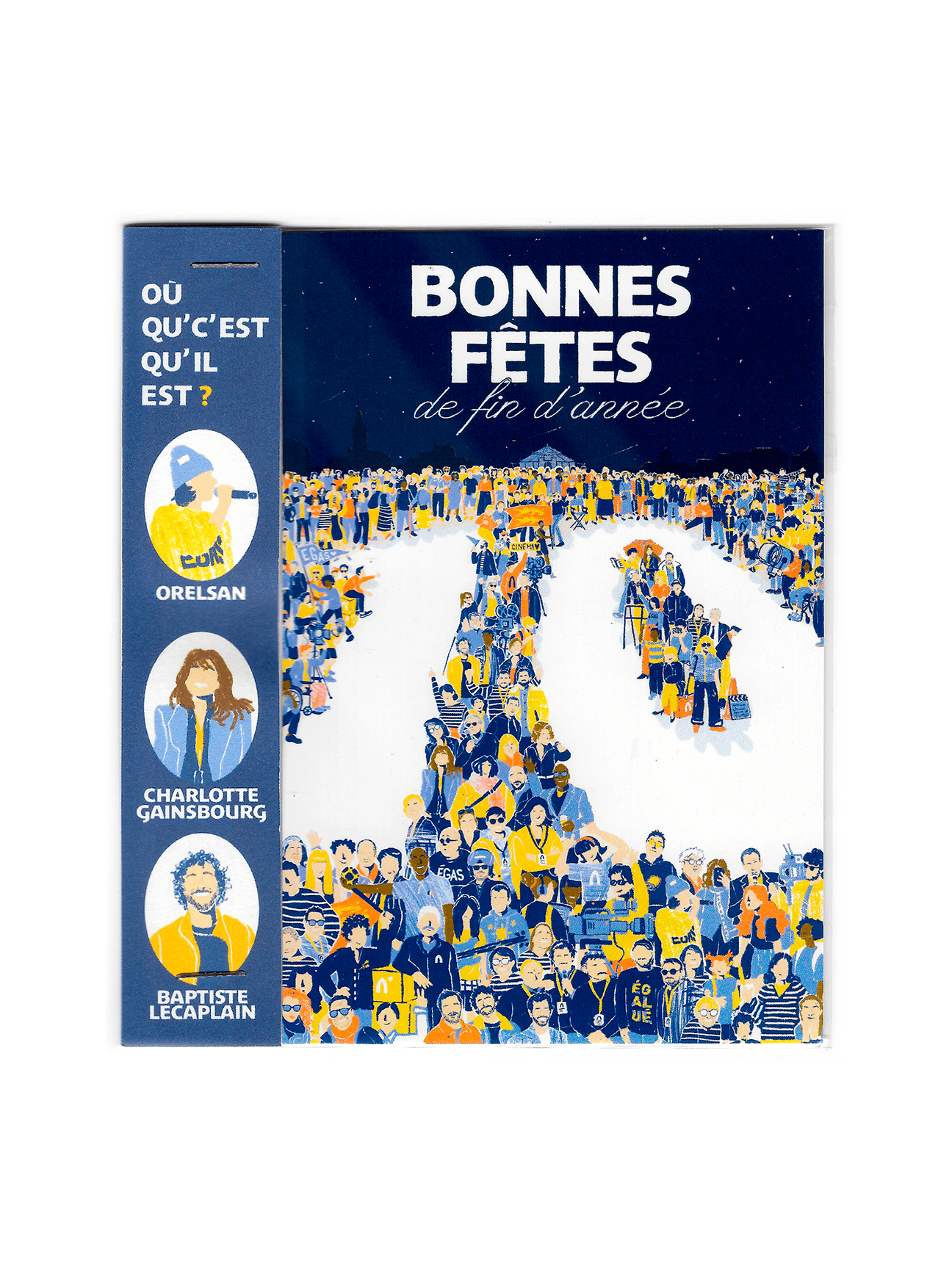 Œuvre Carte postale - Bonnes fêtes ! + STICKER VALP par V A L P